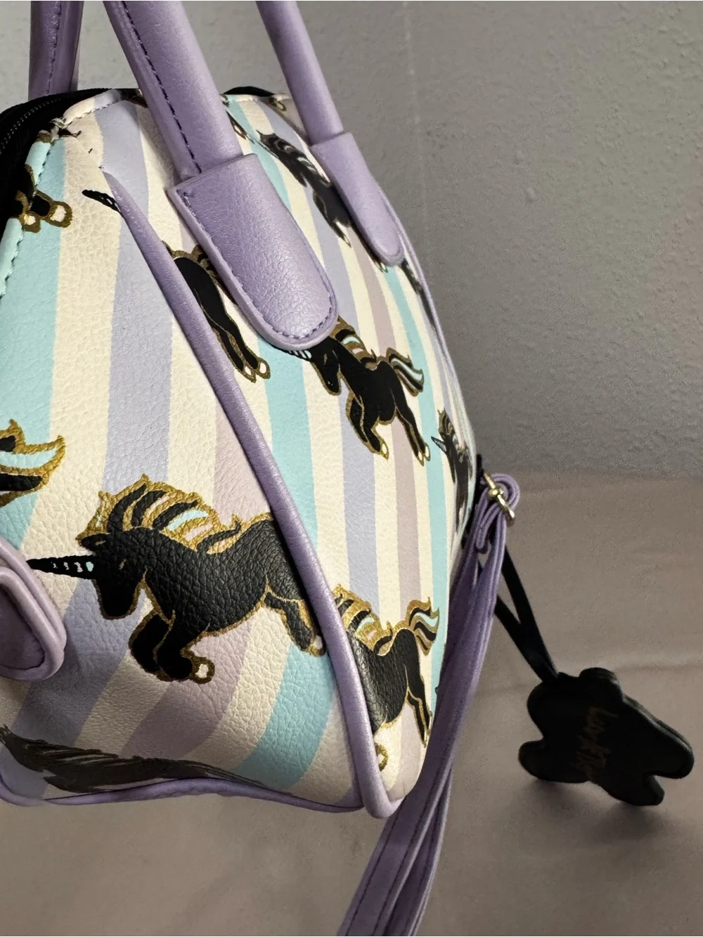 Luv Betsy Unicorn Print Satchel